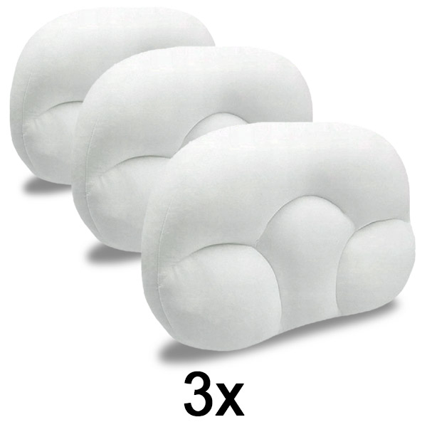 3x Oreiller polyvalent FLIPSLEEP