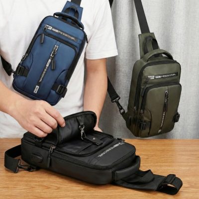 Sac à bandoulière antivol résistant à l'eau pour homme | ONNBAG