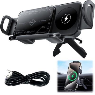 Support de chargeur de voiture à rotation automatique | WIRECAR